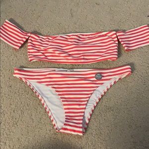 !1 Hour Sale! Aerie Striped Bikini Bundle